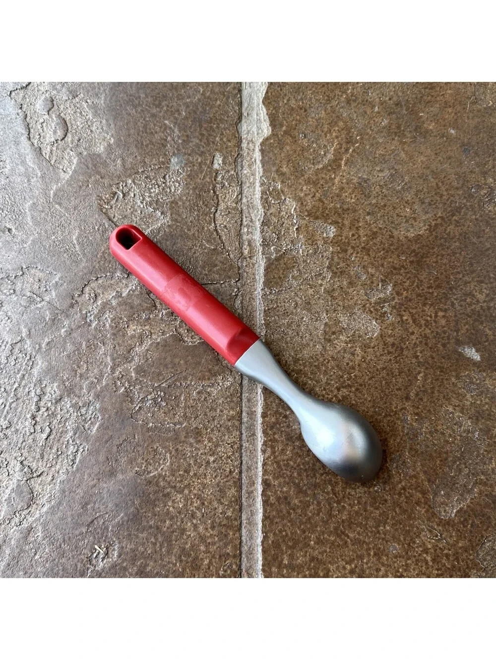 KitchenAid Extra Long Handle 11 Inch Gourmet Classic Ice Cream Scoop Red